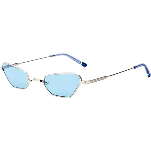Silver/Light Blue Carytown Sunglasses - Etnia Barcelona - Modalova
