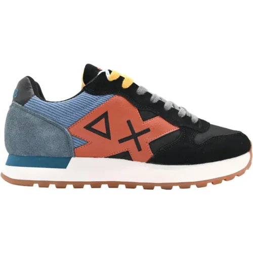 Winter Sneakers Avio/Nero , male, Sizes: 10 UK, 6 UK, 12 UK, 11 UK, 7 UK, 9 UK, 8 UK - Sun68 - Modalova