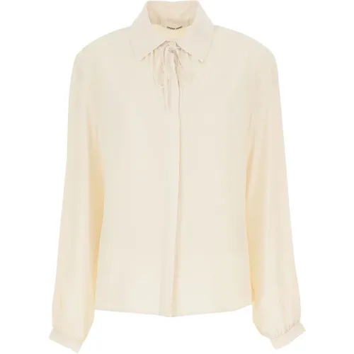 Shirts Cream , female, Sizes: XS - Liviana Conti - Modalova