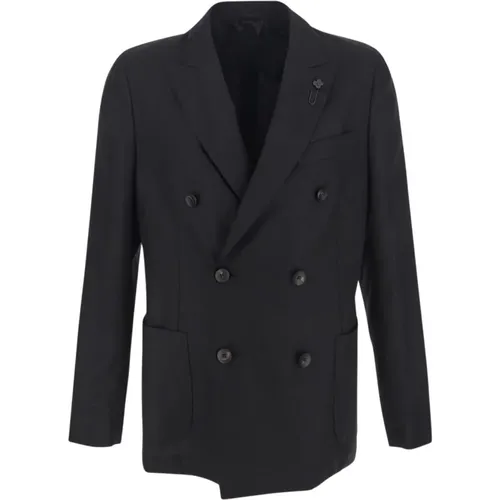 Double-Breasted Jacket , male, Sizes: M, XL, L - Lardini - Modalova