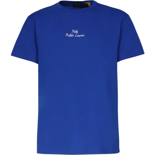 Logo Bestickte Baumwoll T-shirts und Polos , Herren, Größe: 2XL - Polo Ralph Lauren - Modalova