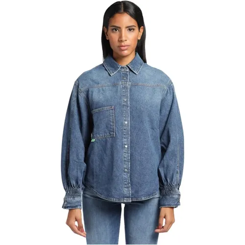 Denim Shirt , female, Sizes: XS - Haikure - Modalova