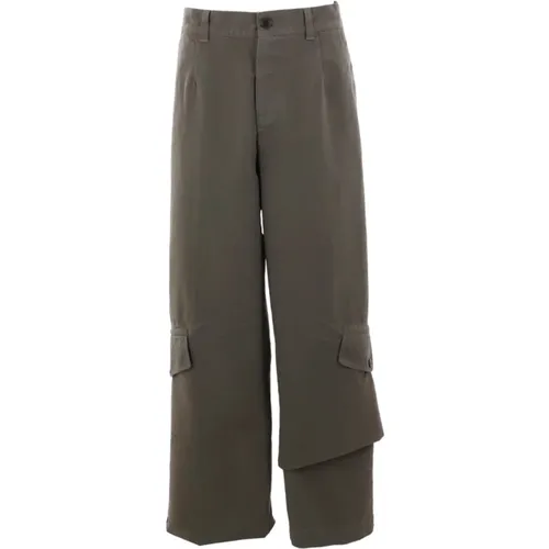 Cargo Trousers Grey , male, Sizes: L, M - Dries Van Noten - Modalova