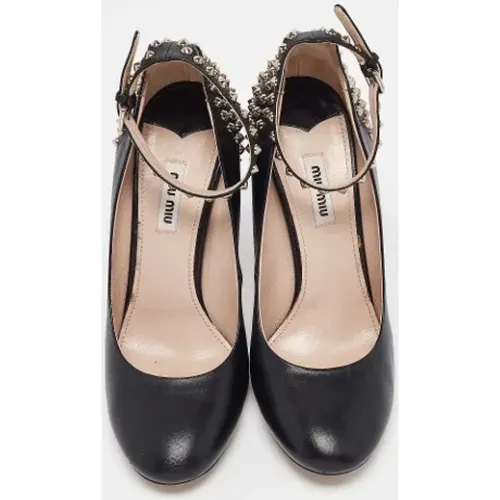 Pre-owned Leder heels - Miu Miu Pre-owned - Modalova