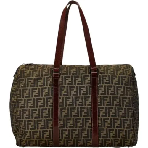 Pre-owned Canvas shoulder-bags , female, Sizes: ONE SIZE - Fendi Vintage - Modalova