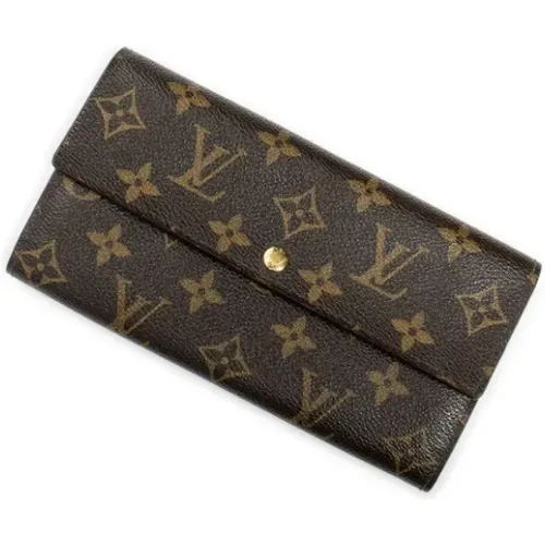 Pre-owned Canvas wallets , female, Sizes: ONE SIZE - Louis Vuitton Vintage - Modalova