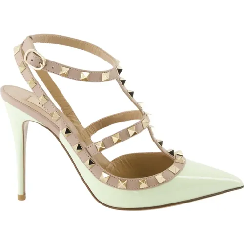 Rockstud Ankle Strap Pumps , female, Sizes: 3 UK, 5 1/2 UK, 4 1/2 UK, 4 UK, 6 UK - Valentino Garavani - Modalova