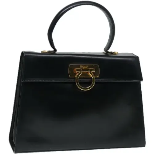 Pre-owned Leder Handtaschen , Damen, Größe: ONE Size - Salvatore Ferragamo Pre-owned - Modalova