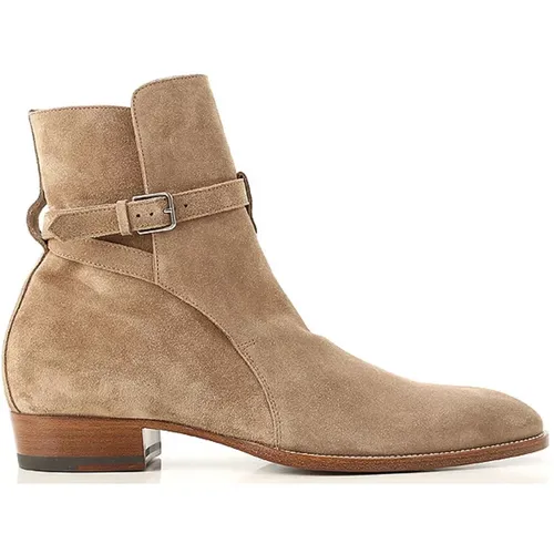 Wyatt Jodhpur Boots , female, Sizes: 7 UK, 8 UK, 8 1/2 UK, 6 1/2 UK, 6 UK, 7 1/2 UK, 9 UK - Saint Laurent - Modalova