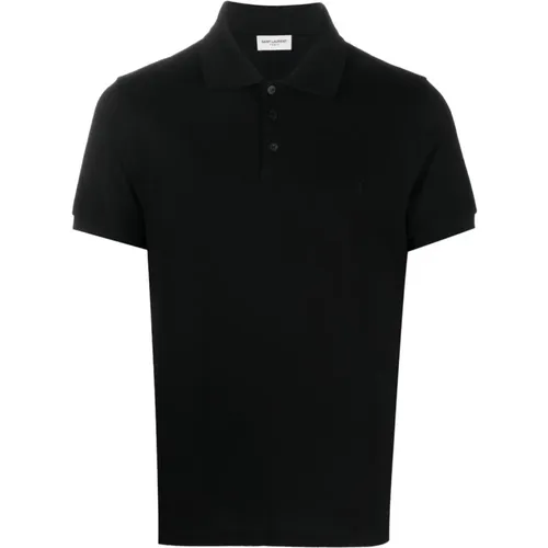 T-shirts and Polos , male, Sizes: XL, S, L, M - Saint Laurent - Modalova