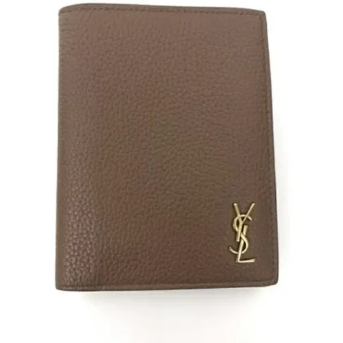 Pre-owned Leather wallets , female, Sizes: ONE SIZE - Yves Saint Laurent Vintage - Modalova