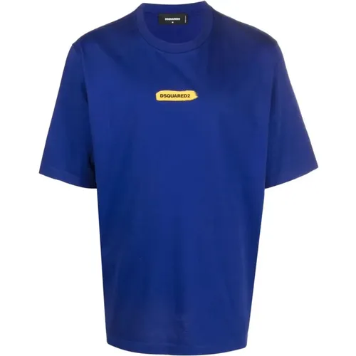 Short sleeve t-shirt , male, Sizes: 4XL, M, XL, L - Dsquared2 - Modalova