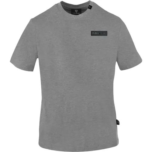 Logo Detail Cotton T-Shirt , male, Sizes: XL, M, 2XL, L, S - Plein Sport - Modalova