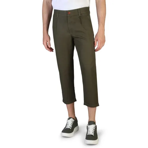 Men Cotton Pants with Zipper Closure , male, Sizes: W29 - Tommy Hilfiger - Modalova