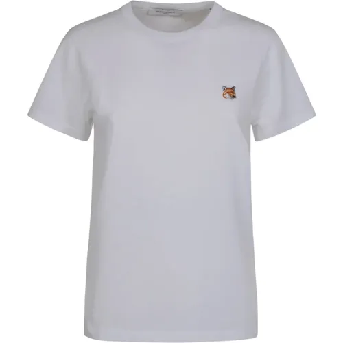 T-Shirts , Damen, Größe: M - Maison Kitsuné - Modalova