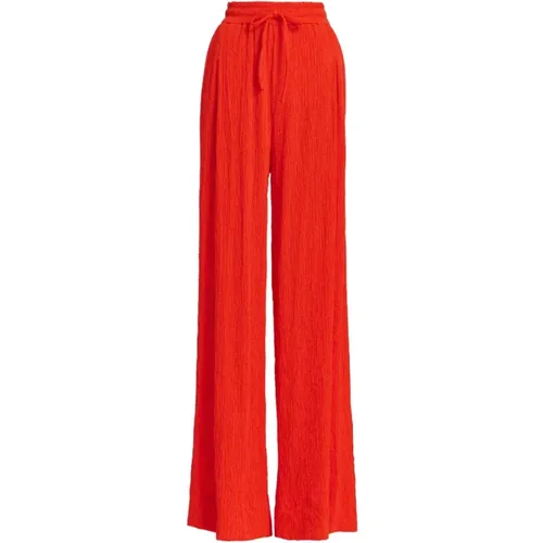 Rotes Frolic Kleid , Damen, Größe: S - Essentiel Antwerp - Modalova