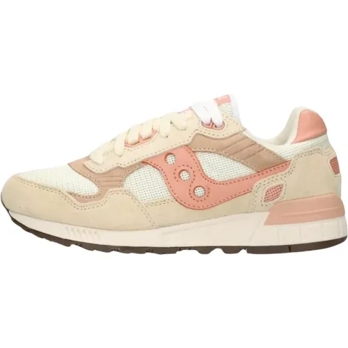 Beige Shadow 5000 W Low Sneakers , Damen, Größe: 38 EU - Saucony - Modalova