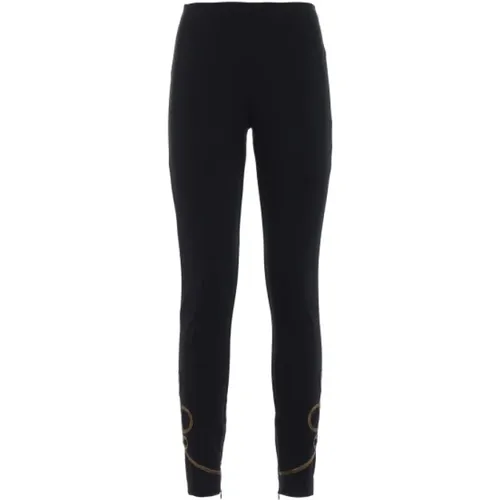 Embroidered Jersey Legging with Zipper Detail , female, Sizes: XS, XL - Polo Ralph Lauren - Modalova