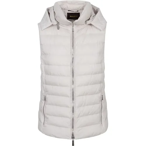 Ivory Goose Down Padded Jacket , female, Sizes: 2XS - Moorer - Modalova