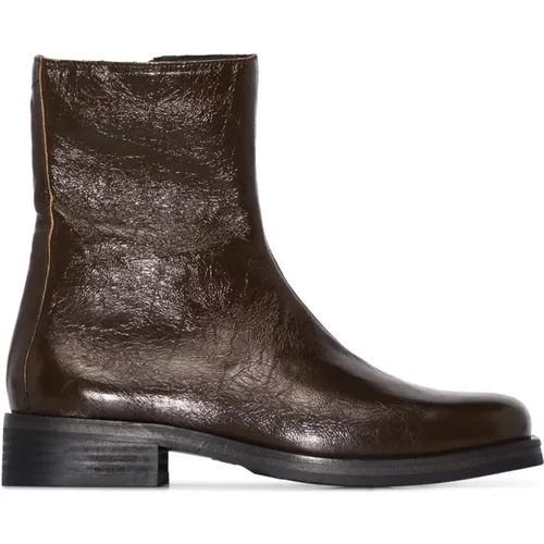 Camion Boots Olive Leather , female, Sizes: 3 UK - Our Legacy - Modalova
