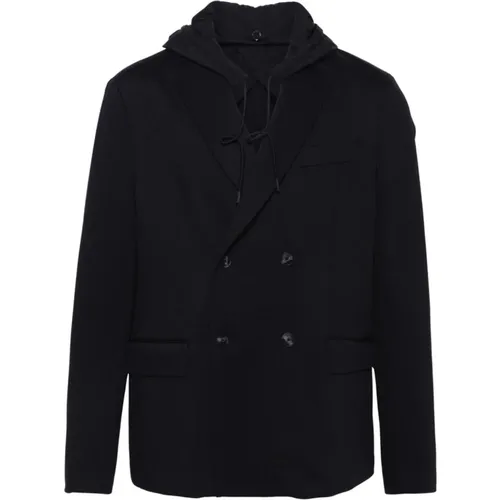 Jackets with Detachable Hood , male, Sizes: L, M, 2XL - Emporio Armani - Modalova