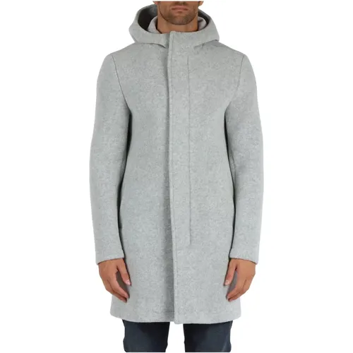 Wool Blend Hooded Coat Cohesion , male, Sizes: 3XL, 2XL, L, XL - Colmar - Modalova