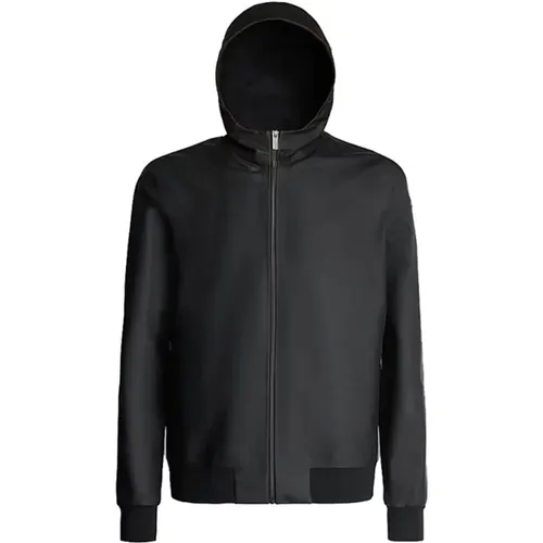 Coated Jacket with Hood , male, Sizes: 3XL, 2XL - RRD - Modalova