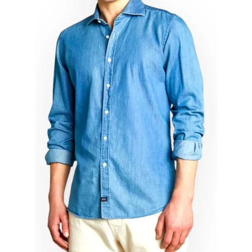 Casual Shirt , male, Sizes: 3XL, 4XL - Fay - Modalova