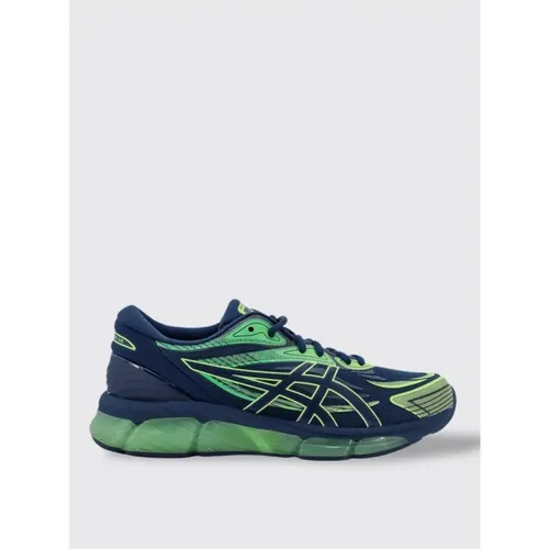 Grüne Mesh Sneakers Sportschuhe , Herren, Größe: 41 1/2 EU - ASICS - Modalova