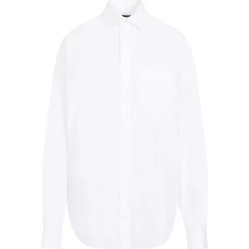 Cotton Cocoon Shirt , female, Sizes: 2XS - Balenciaga - Modalova