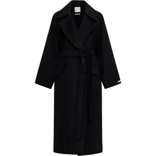 Wool Cashmere Long Coat , female, Sizes: 3XS, 2XS - SPORTMAX - Modalova