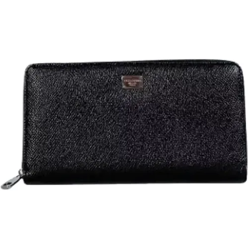 Pre-owned Leather wallets , female, Sizes: ONE SIZE - Dolce & Gabbana Pre-owned - Modalova