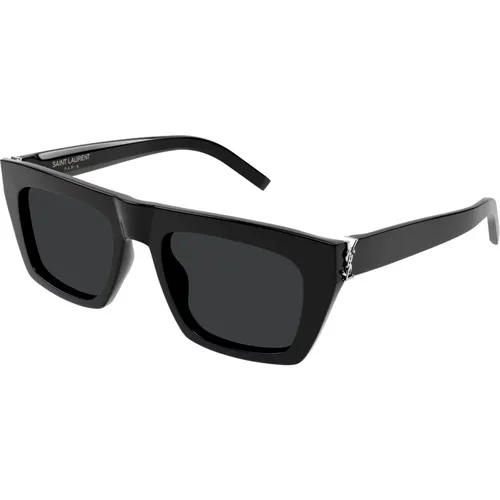 Grey Sunglasses SL M131 , unisex, Sizes: 52 MM - Saint Laurent - Modalova