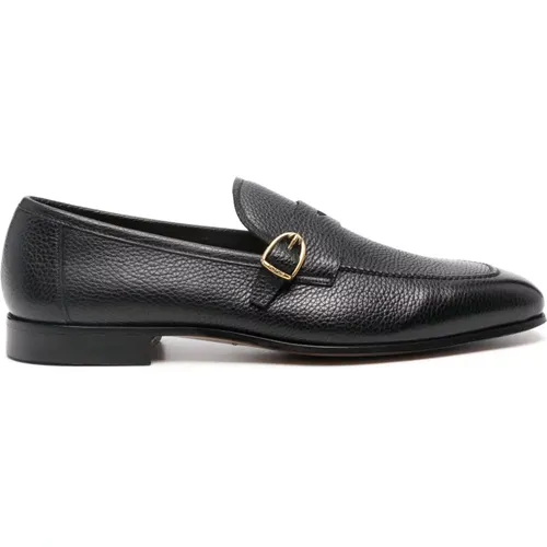 Italian Leather Buckle Loafers , male, Sizes: 12 UK, 9 UK - Tom Ford - Modalova