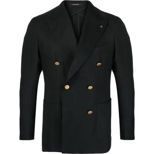 Double-Breasted Jacket , male, Sizes: M, L - Tagliatore - Modalova