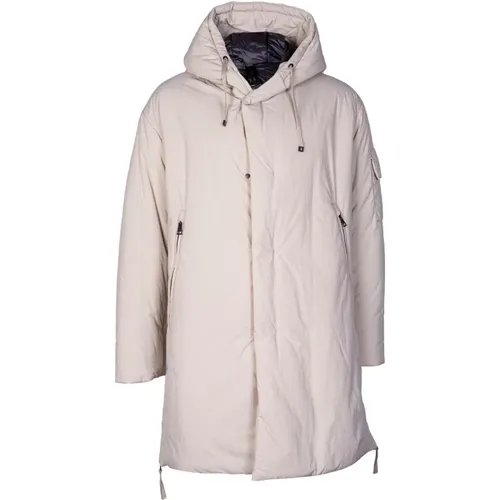 Men`s Insulated Parka with Hood , male, Sizes: M, L - Duno - Modalova