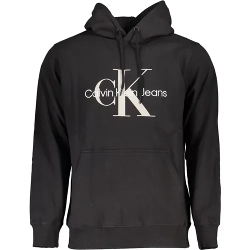 Hoodie with Contrast Details , male, Sizes: L, XL, 2XL - Calvin Klein - Modalova