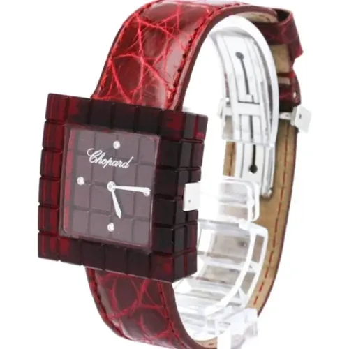 Pre-owned Leather watches , female, Sizes: ONE SIZE - Chopard Pre-owned - Modalova