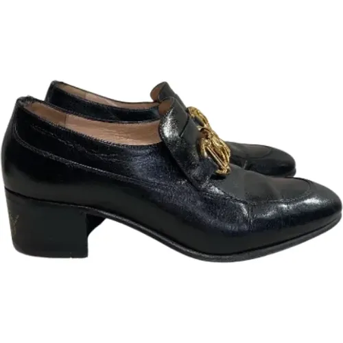 Pre-owned Leather heels , female, Sizes: 5 UK - Gucci Vintage - Modalova