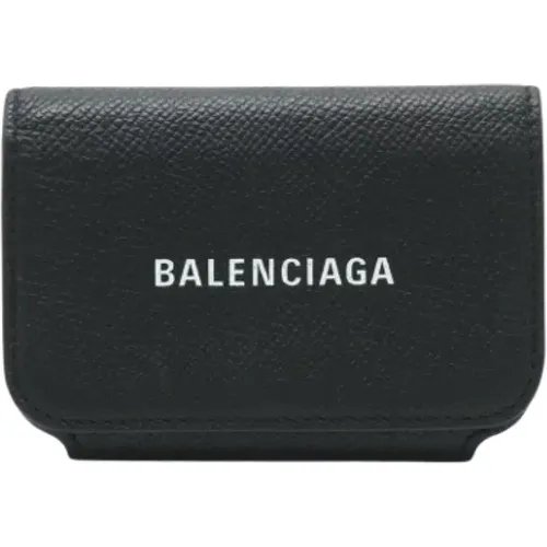 Pre-owned Leather wallets , female, Sizes: ONE SIZE - Balenciaga Vintage - Modalova