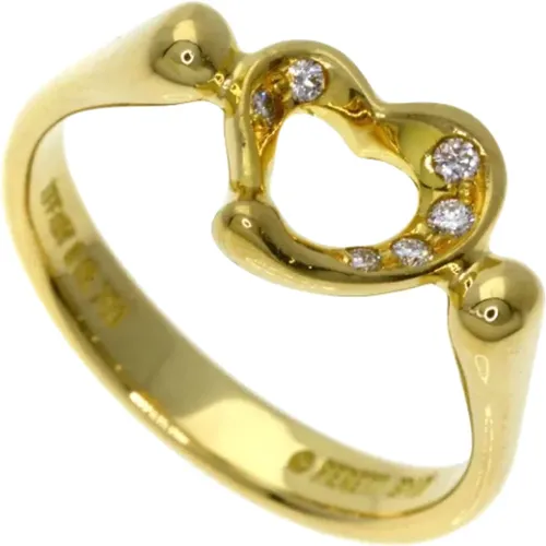 Pre-owned Gold rings , female, Sizes: ONE SIZE - Tiffany & Co. Pre-owned - Modalova