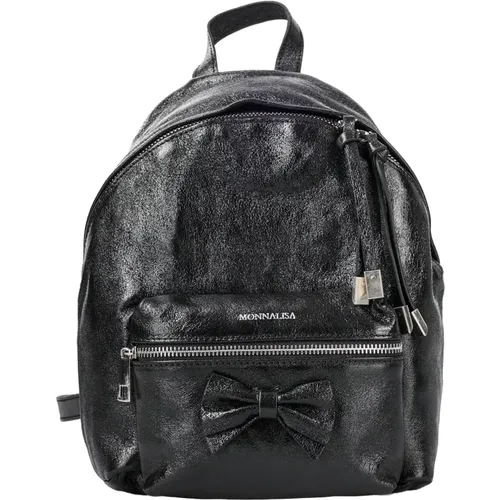 Leder Kinder Rucksack Monnalisa - Monnalisa - Modalova