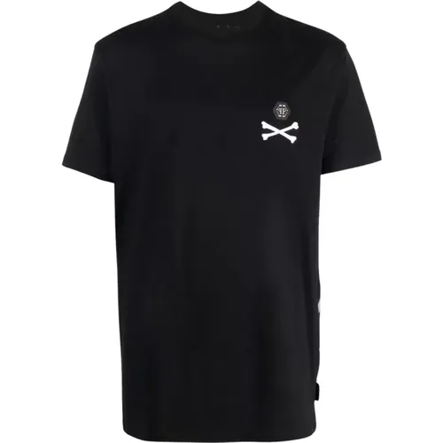 Casual Round Neck T-shirt , male, Sizes: XL, L, 4XL, M - Philipp Plein - Modalova