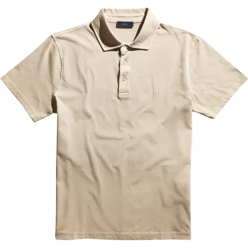 Frosted Jersey Polo Fay - Fay - Modalova