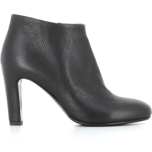 Leather Zip Boots , female, Sizes: 5 1/2 UK - DEL Carlo - Modalova