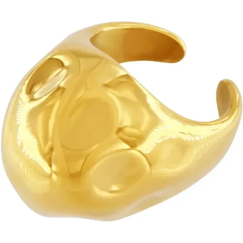 Mutiger Wasserdichter Gold Statement Ring - Dansk Copenhagen - Modalova