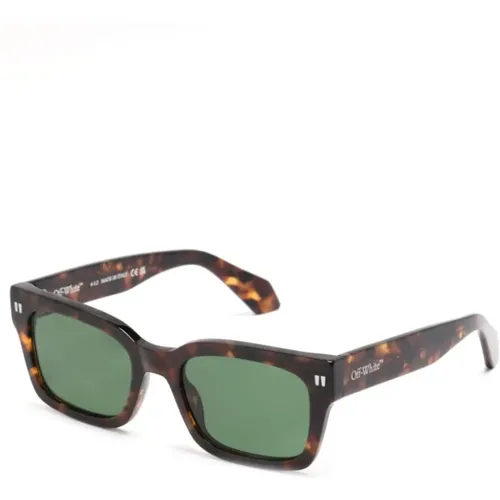 Brown Sunglasses with Original Case , unisex, Sizes: 53 MM - Off White - Modalova