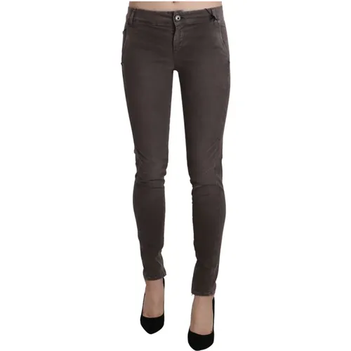 Low Waist Skinny Slim Trouser Cotton Jeans , female, Sizes: W26 - Ermanno Scervino - Modalova