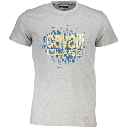 Bedrucktes Logo-T-Shirt - Cavalli Class - Modalova