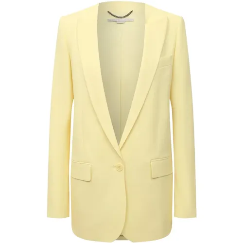 Virgin Wool Blazer , female, Sizes: S - Stella Mccartney - Modalova